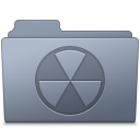 Burnable Folder Graphite Icon